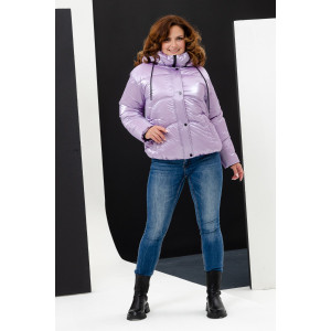 Куртка женская №28035 нейлон (последний размер) лавандовый 44