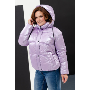 Куртка женская №28035 нейлон (последний размер) лавандовый 44