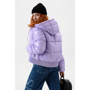 Куртка женская №28034 нейлон с полиэстером (последний размер) лавандовый 50 Куртка женская №28034 нейлон с полиэстером (последний размер) лавандовый 50