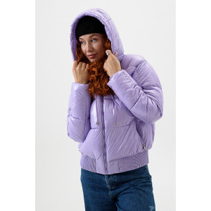 Куртка женская №28034 нейлон с полиэстером (последний размер) лавандовый 50 Куртка женская №28034 нейлон с полиэстером (последний размер) лавандовый 50