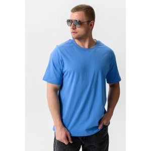 Футболка унисекс №8471/3 кулирка (последний размер) голубой 72 Футболка унисекс №8471/3 кулирка (последний размер) голубой 72