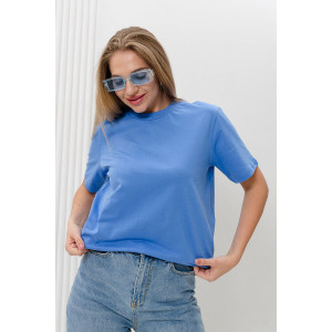 Футболка унисекс №8471/3 кулирка (последний размер) голубой 72 Футболка унисекс №8471/3 кулирка (последний размер) голубой 72