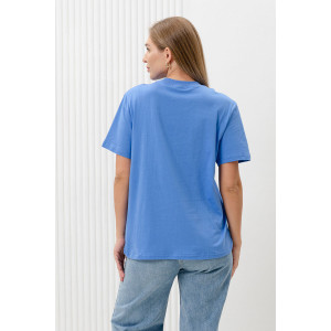 Футболка унисекс №8471/3 кулирка (последний размер) голубой 72 Футболка унисекс №8471/3 кулирка (последний размер) голубой 72