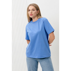 Футболка унисекс №8471/3 кулирка (последний размер) голубой 72 Футболка унисекс №8471/3 кулирка (последний размер) голубой 72