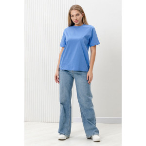 Футболка унисекс №8471/3 кулирка (последний размер) голубой 72 Футболка унисекс №8471/3 кулирка (последний размер) голубой 72