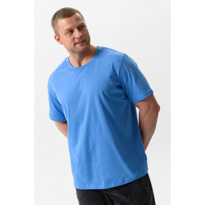 Футболка унисекс №8471/3 кулирка (последний размер) голубой 72 Футболка унисекс №8471/3 кулирка (последний размер) голубой 72