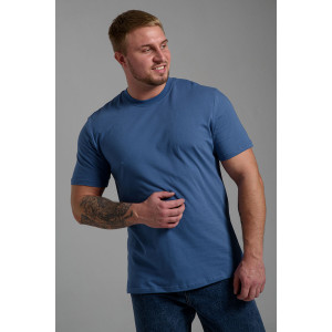 Футболка унисекс №8471/4 кулирка (последний размер) джинс 70