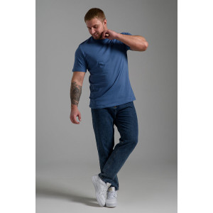 Футболка унисекс №8471/4 кулирка (последний размер) джинс 70