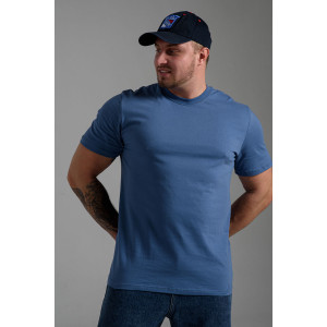 Футболка унисекс №8471/4 кулирка (последний размер) джинс 70