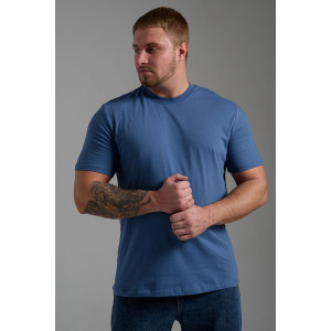 Футболка унисекс №8471/4 кулирка (последний размер) джинс 70