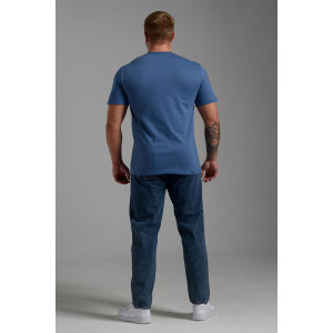 Футболка унисекс №8471/4 кулирка (последний размер) джинс 70