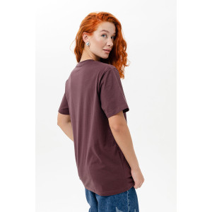 Футболка унисекс №8471 кулирка (последний размер) шоколад 46-48