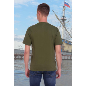 Футболка мужская "Алестер" кулирка (последний размер) хаки 54 Футболка мужская "Алестер" кулирка (последний размер) хаки 54