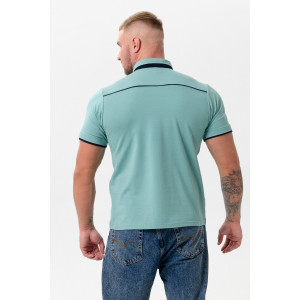 Футболка мужская №030 кулирка с лайкрой (последний размер) хаки 56