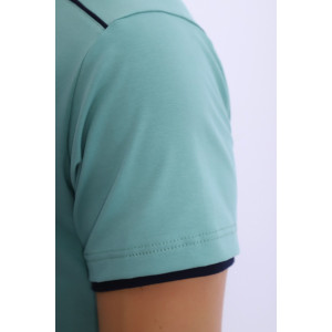 Футболка мужская №030 кулирка с лайкрой (последний размер) хаки 56