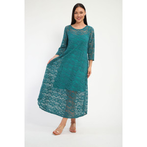 Платье женское П1370.7 вискоза с гипюром (р-ры: 48-62)