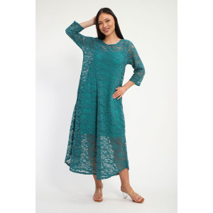 Платье женское П1370.7 вискоза с гипюром (р-ры: 48-62)