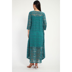 Платье женское П1370.7 вискоза с гипюром (р-ры: 48-62)