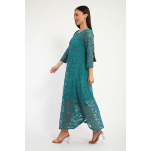 Платье женское П1370.7 вискоза с гипюром (р-ры: 48-62)