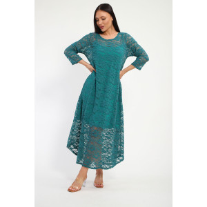 Платье женское П1370.7 вискоза с гипюром (р-ры: 48-62)