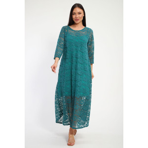 Платье женское П1370.7 вискоза с гипюром (р-ры: 48-62)