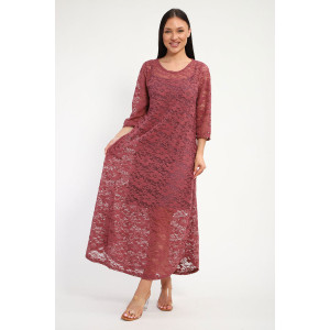 Платье женское П1370.6 вискоза с гипюром (р-ры: 48-62)
