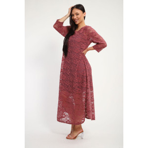 Платье женское П1370.6 вискоза с гипюром (р-ры: 48-62)