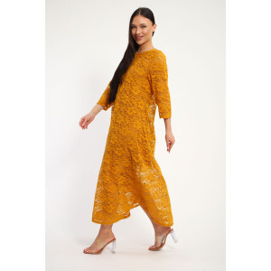 Платье женское П1370.4 вискоза с гипюром (р-ры: 48-62)