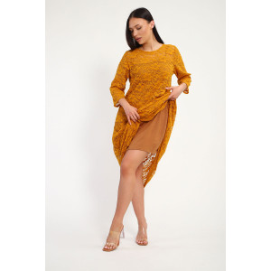 Платье женское П1370.4 вискоза с гипюром (р-ры: 48-62)