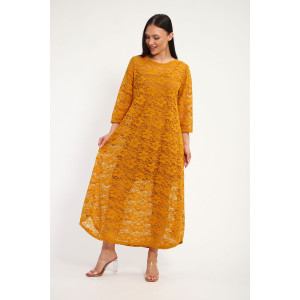 Платье женское П1370.4 вискоза с гипюром (р-ры: 48-62)