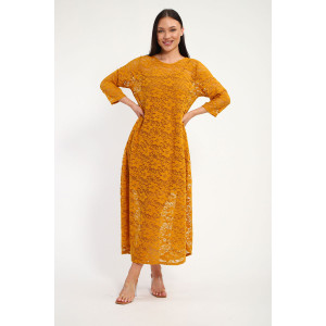 Платье женское П1370.4 вискоза с гипюром (р-ры: 48-62)