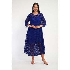 Платье женское П1370.5 вискоза с гипюром (р-ры: 48-62)