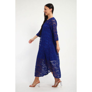 Платье женское П1370.5 вискоза с гипюром (р-ры: 48-62)