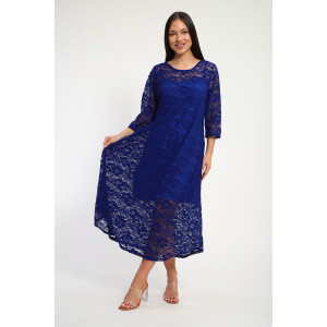 Платье женское П1370.5 вискоза с гипюром (р-ры: 48-62)