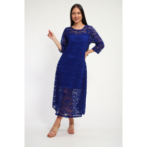 Платье женское П1370.5 вискоза с гипюром (р-ры: 48-62)