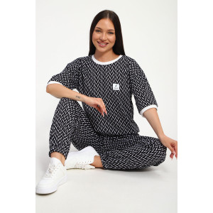 Костюм двойка женский К1364.2 кулирка (р-ры: 46-64)