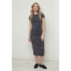 Платье женское №14503 кашкорсе (р-ры: 42-52) графит