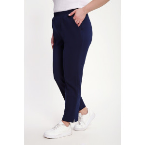 Брюки женские №85041 футер 2-х нитка (р-ры: 48-62) синий Брюки женские №85041 футер 2-х нитка (р-ры: 48-62) синий