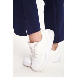 Брюки женские №85041 футер 2-х нитка (р-ры: 48-62) синий Брюки женские №85041 футер 2-х нитка (р-ры: 48-62) синий