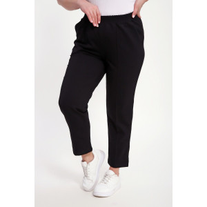 Брюки женские №85041 футер 2-х нитка (р-ры: 48-62) черный Брюки женские №85041 футер 2-х нитка (р-ры: 48-62) черный