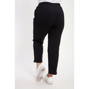 Брюки женские №85041 футер 2-х нитка (р-ры: 48-62) черный Брюки женские №85041 футер 2-х нитка (р-ры: 48-62) черный