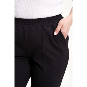 Брюки женские №85041 футер 2-х нитка (р-ры: 48-62) черный Брюки женские №85041 футер 2-х нитка (р-ры: 48-62) черный