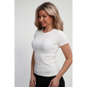 Футболка женская ФЖ-002 кашкорсе (р-ры: 42-48) экрю Футболка женская ФЖ-002 кашкорсе (р-ры: 42-48) экрю