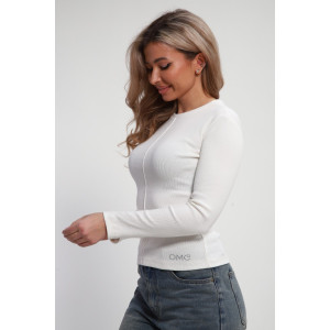 Лонгслив женский ЛГ-03 кулирка (р-ры: 42-50) экрю