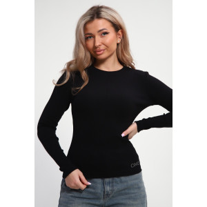 Лонгслив женский ЛГ-03 кулирка (р-ры: 42-50) черный Лонгслив женский ЛГ-03 кулирка (р-ры: 42-50) черный