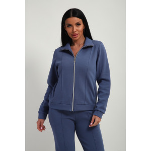 Костюм двойка женский М-20 дабл фейс (р-ры: 46-60) голубой