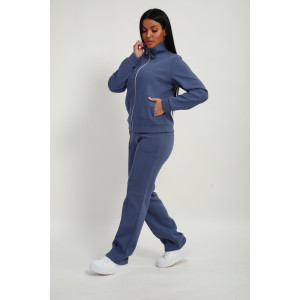 Костюм двойка женский М-20 дабл фейс (р-ры: 46-60) голубой