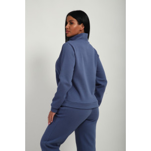 Костюм двойка женский М-20 дабл фейс (р-ры: 46-60) голубой