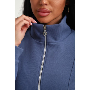 Костюм двойка женский М-20 дабл фейс (р-ры: 46-60) голубой