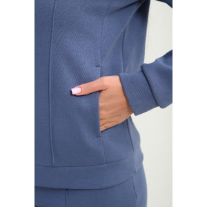 Костюм двойка женский М-20 дабл фейс (р-ры: 46-60) голубой